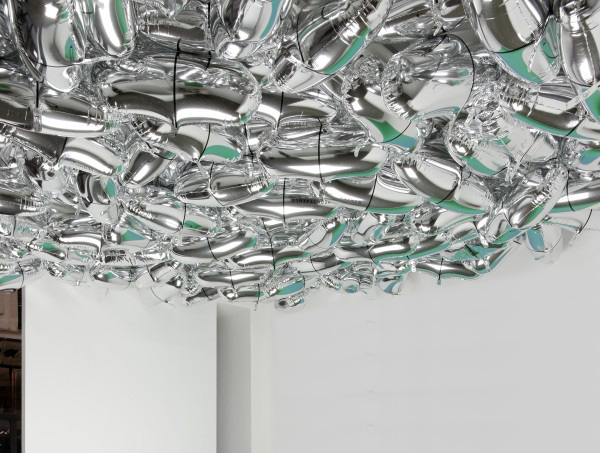 General Idea, ‘Magi© Bullet’, 1992, installation of custom-shaped Mylar balloons, dimensions variable
